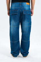 Dark Blue Grinding-Straight Fit