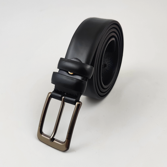 Plain Black Formal Belt