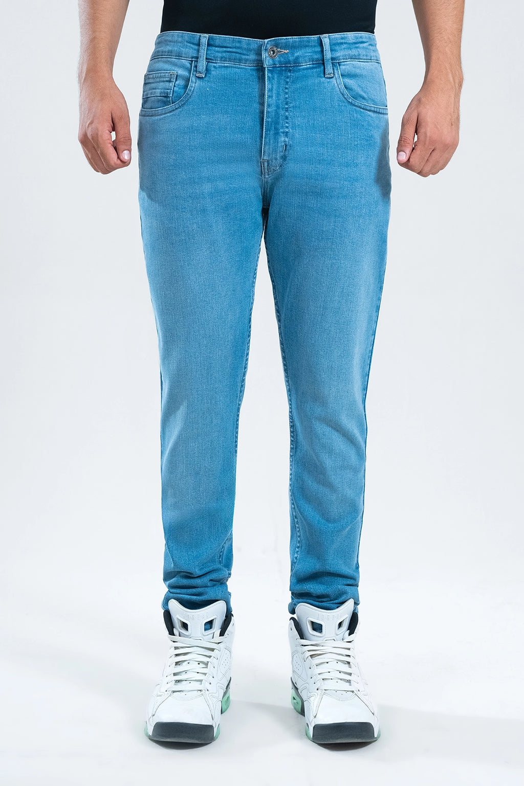 Light Blue Stretch Denim – Feels Light, Fits Right | Slim Fit