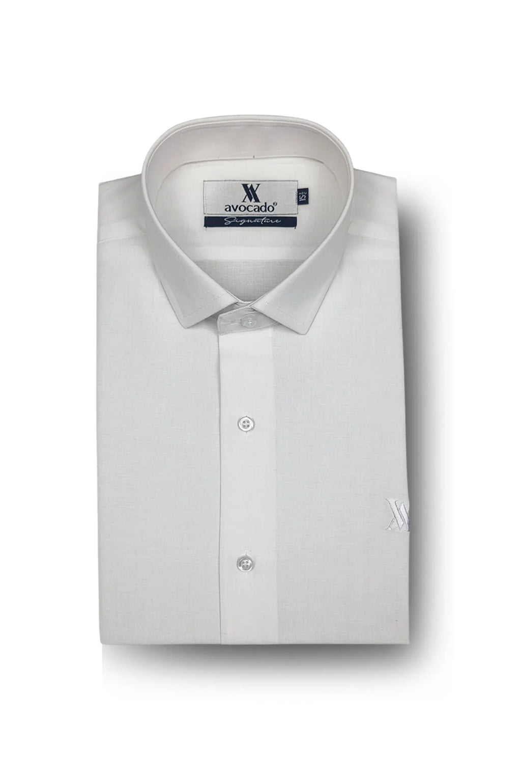 White Irish Linen Formal Shirt