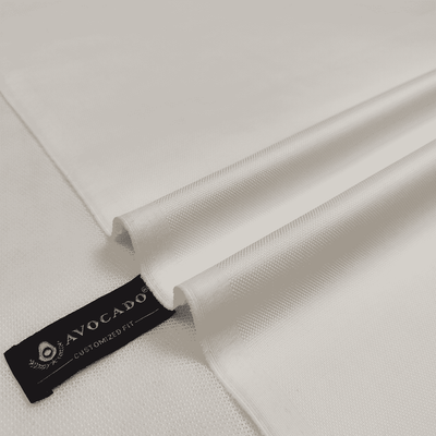 Off White Pin Point Shirt Fabric