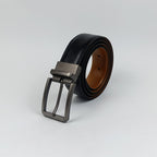 Black & Camel Brown Reversable Leather Belt