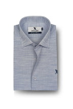 Navy & White Irish Stripes Formal Shirt