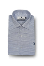 Navy & White Irish Stripes Formal Shirt