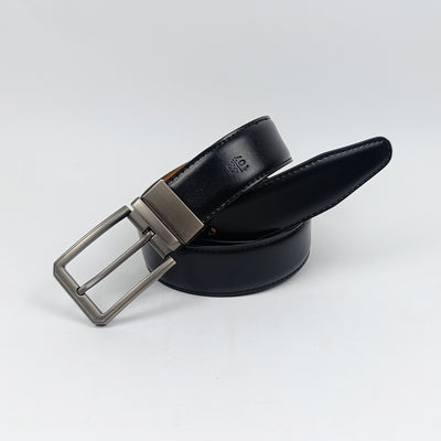 Black & Camel Brown Reversable Leather Belt