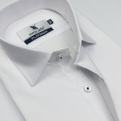 WHITE OXFORD FORMAL SHIRT