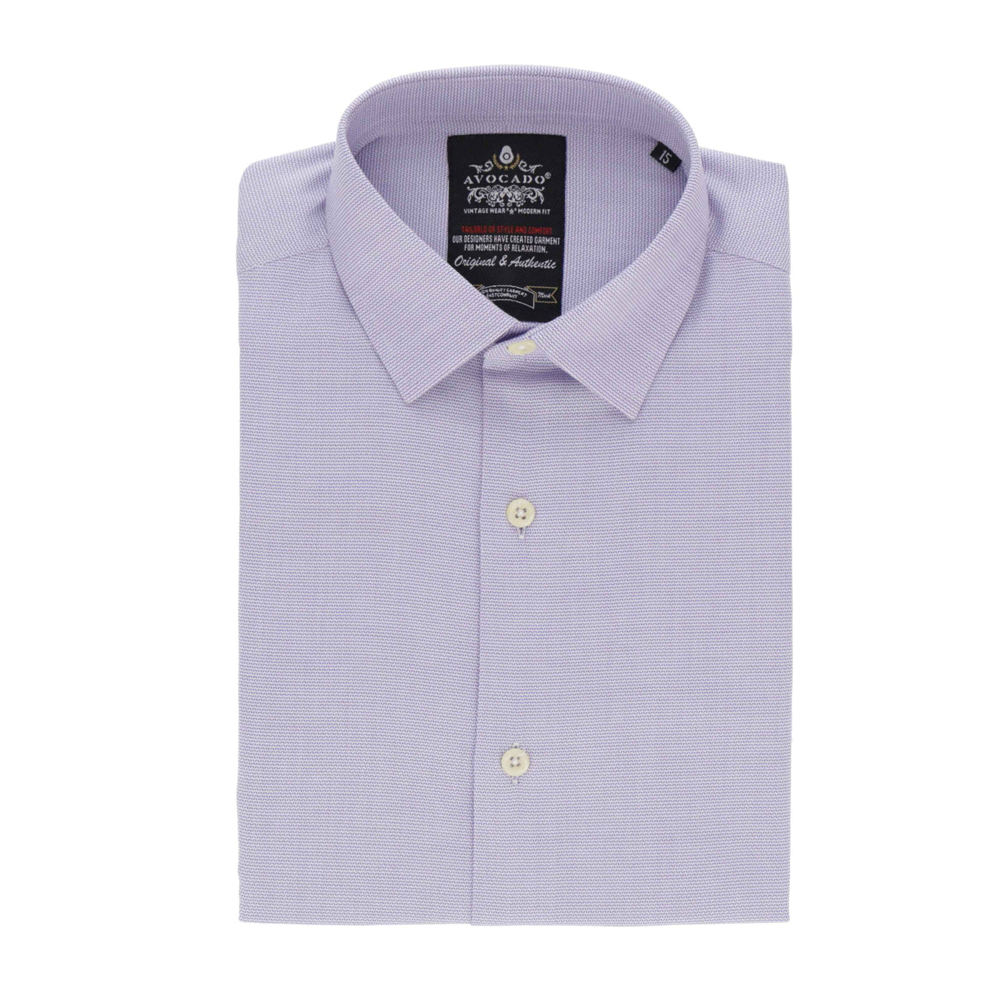 PURPLE SELF FORMAL SHIRT