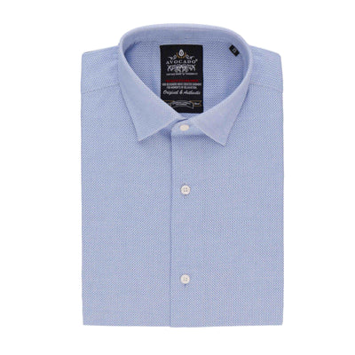 DULL BLUE TEXTURE SHIRT