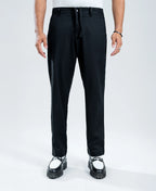 Classic Black Irish Linen Trousers