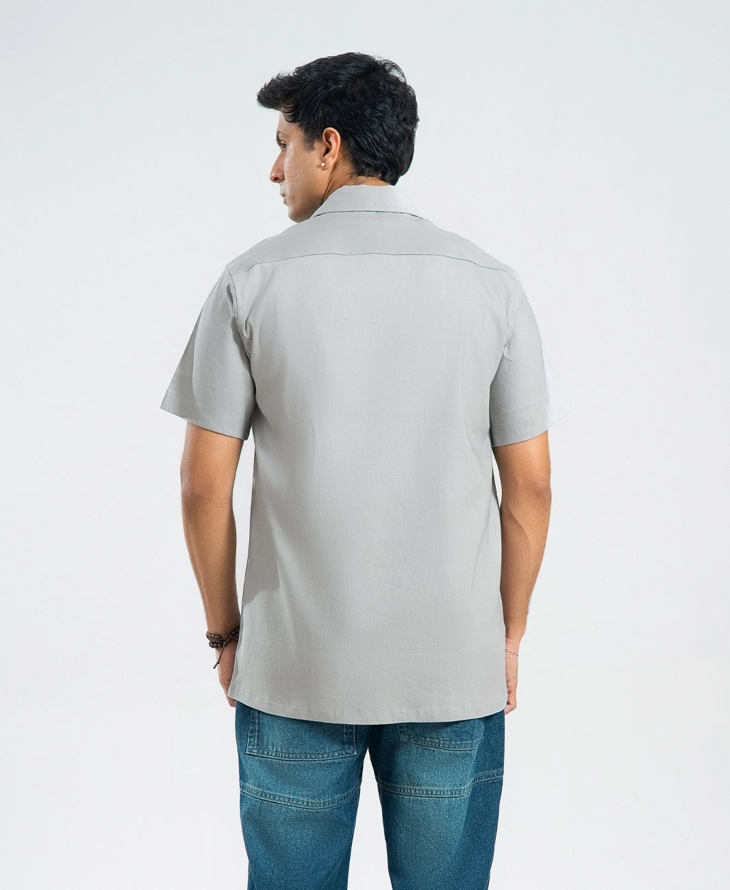 Rust Irish Linen Cuban Shirt