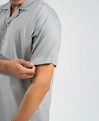 Rust Irish Linen Cuban Shirt