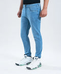 Light Blue Grinding Denim – Faded & Fearless | Slim Fit