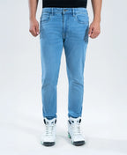 Light Blue Grinding Denim – Faded & Fearless | Slim Fit