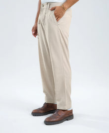 Rust Peach Irish Linen Fashion Trousers