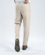 Rust Peach Irish Linen Fashion Trousers