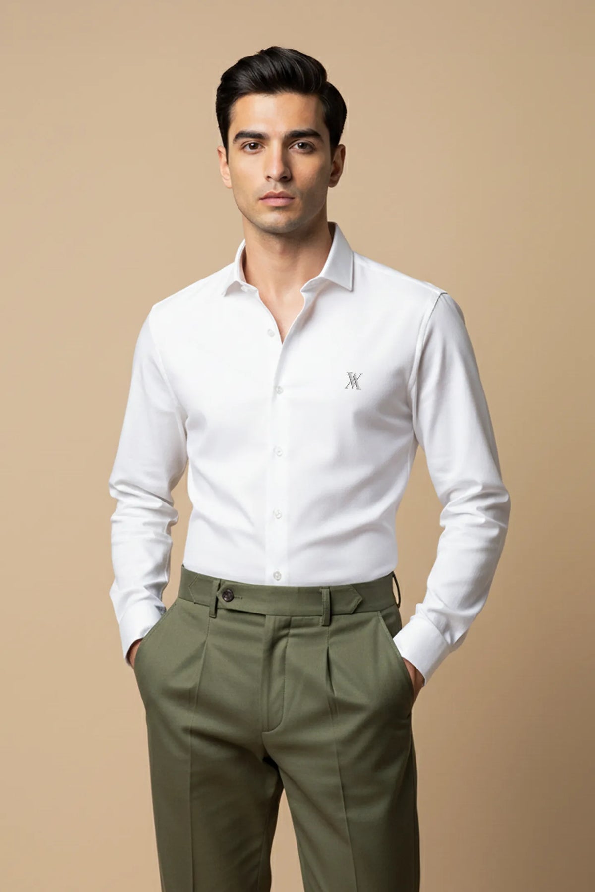 White Plain Formal Shirt