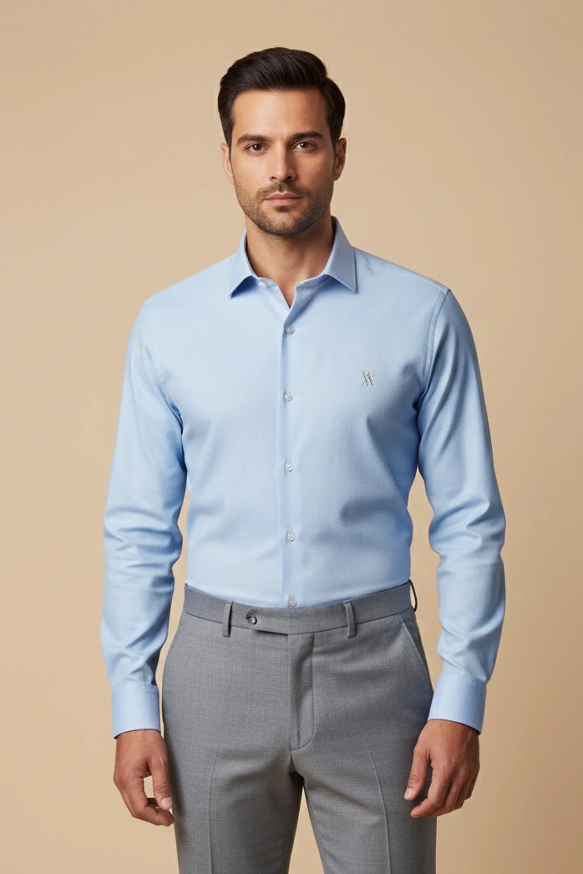 Light Blue Oxford Formal Shirt