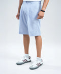 Coastal Sky Textured Linen Shorts