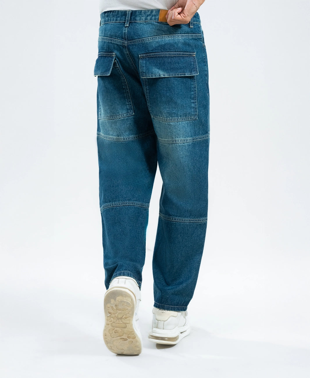 Dark Blue Plain-Straight Fit