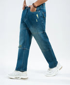 Dark Blue Plain-Straight Fit