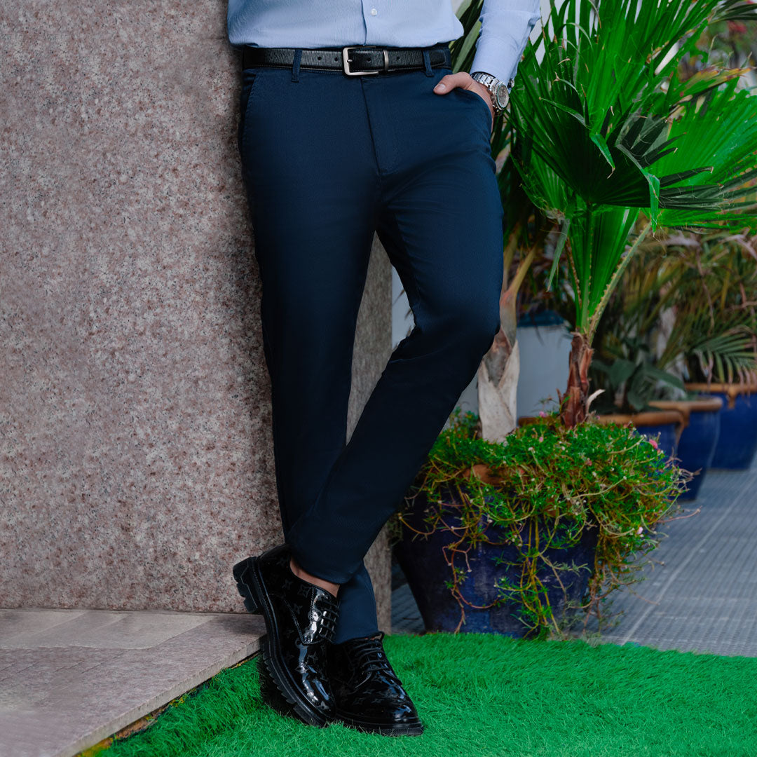 Navy Stretch Slim Fit Chino Pant