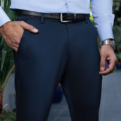 Navy Stretch Slim Fit Chino Pant