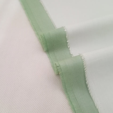 Pista Green Cotton Kurta Fabric & Egg White Trouser fabric