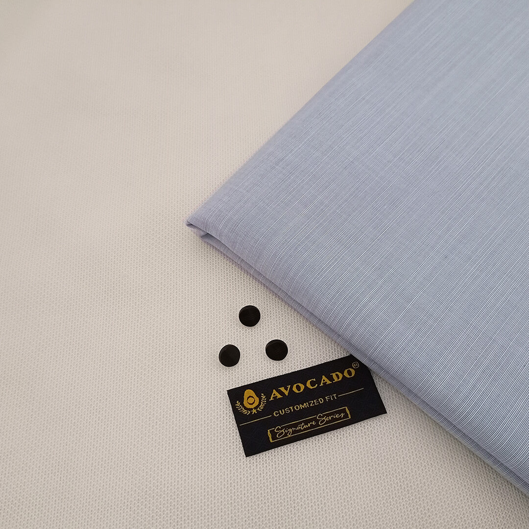Light Blue Irish Cotton Shalwar Kameez Fabric for Men Online