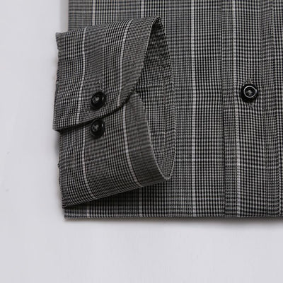 LIGHT GREY CHECK SHIRT