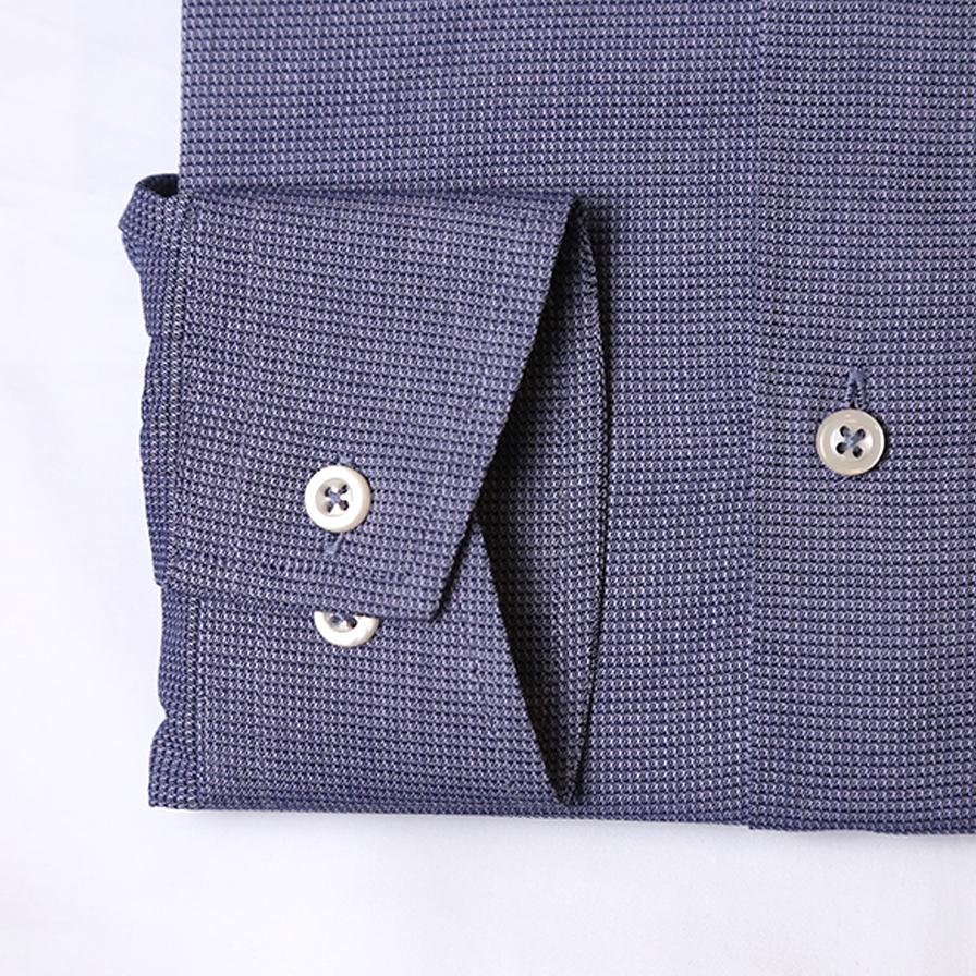 DULL BLUE JACQUARD DESIGNER SHIRT