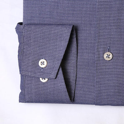 DULL BLUE JACQUARD DESIGNER SHIRT