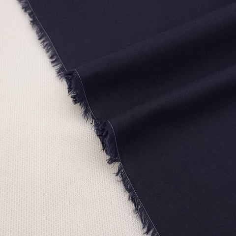 Navy Blue Fine Broadcloth Cotton Kameez Shalwar Fabric