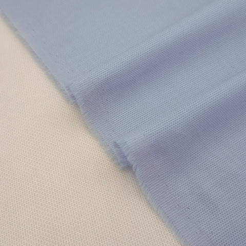 Light Blue Dobby Texture Cotton Fabric For Men