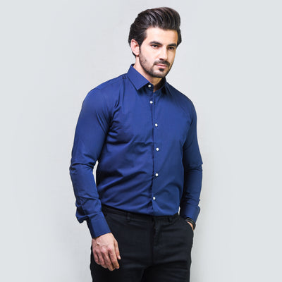 Navy Blue Light Shemray Formal Shirt