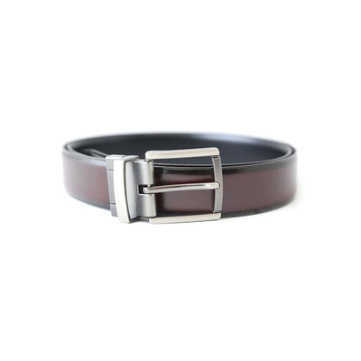 BROWN REVERSiBLE BELT