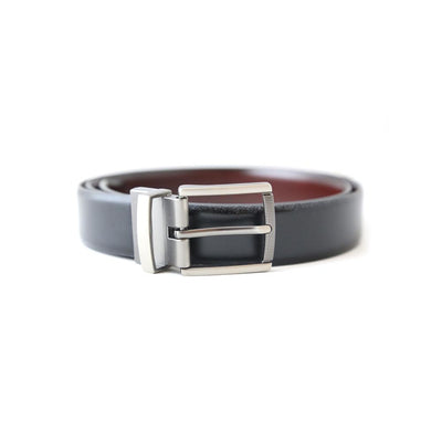 BLACK & DARK BROWN REVERSABLE BELT