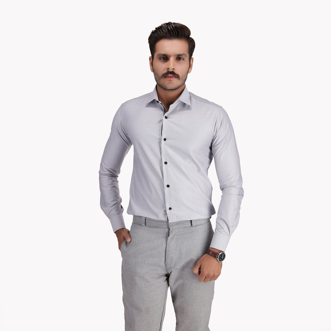 Grey Designer Shirt online in Pakistan