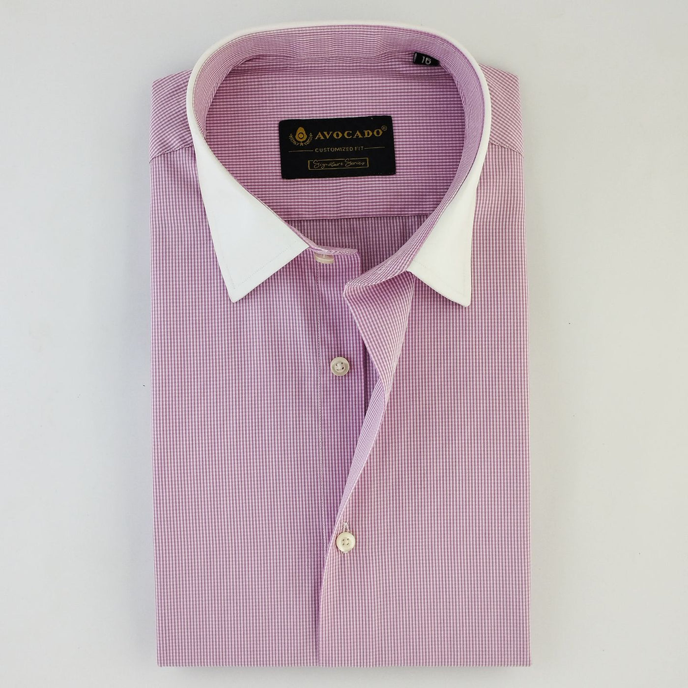 Pink Gingham Check Shirt