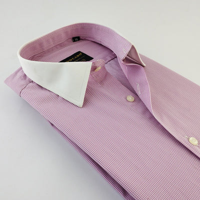 Pink Gingham Check Shirt