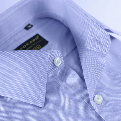 Royal & White Pin Point Dress Shirt