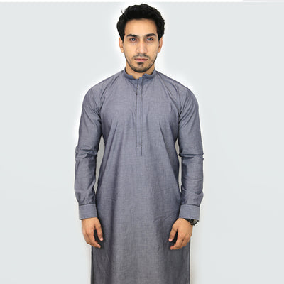 Grey Shalwar Kameez