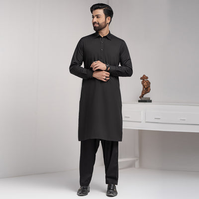 Black Premium Blanded Designer Shalwar Kameez