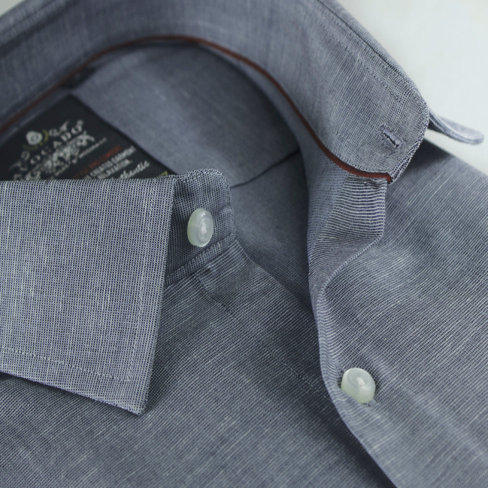 Light Grey Designer Formal Shirt