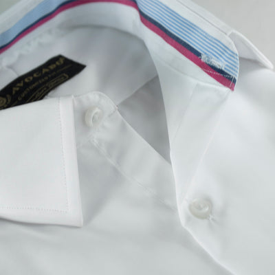 white designer dress shirt