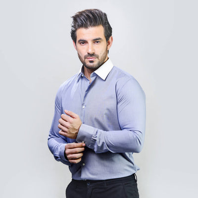 Light Blue Stripe Formal Shirt