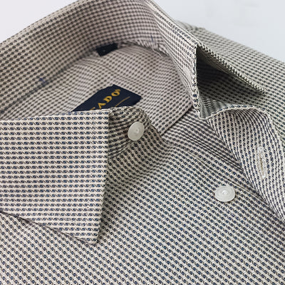 Green & Cream Checkered Shirt by avocado menswear