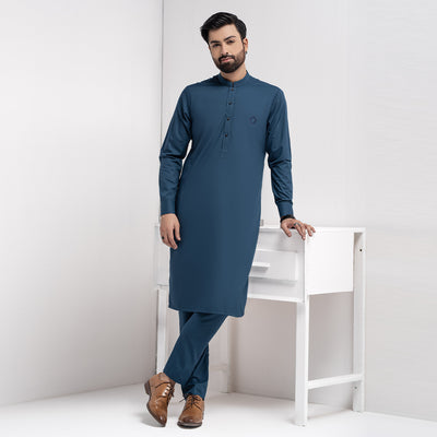 Turquise Premium Blanded Designer Kurta Pajama