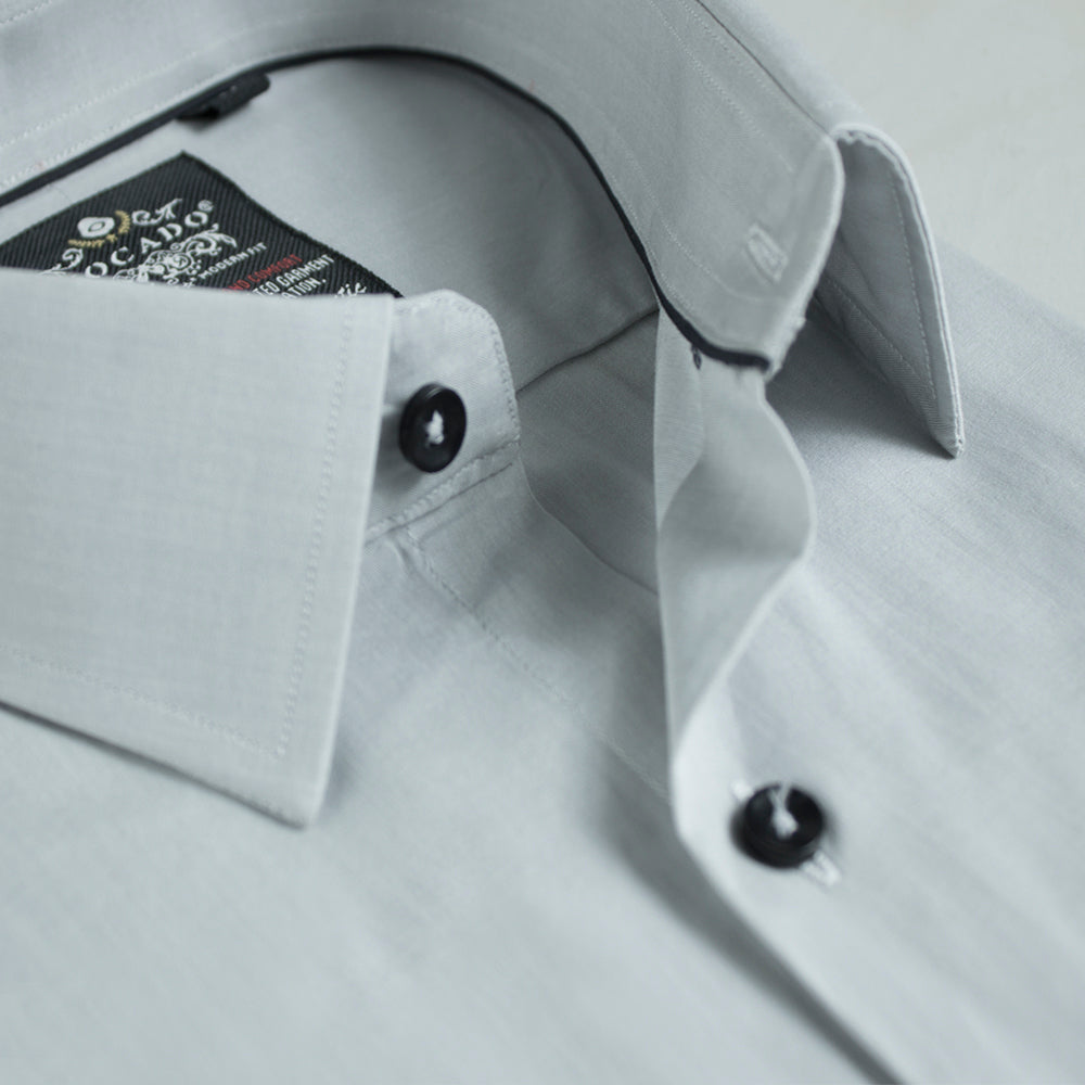 LIGHT GREY DESIGNER SHIRT