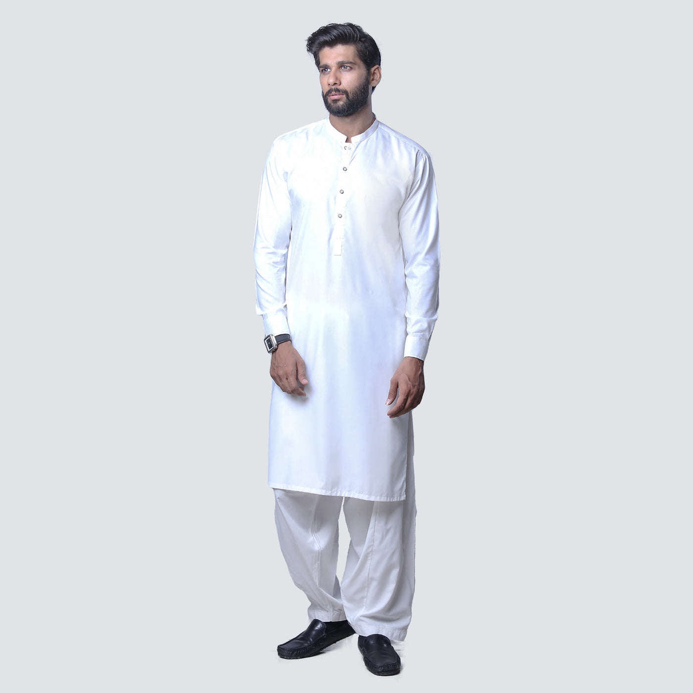 Off white designer shalwar kameez