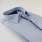 Light Blue Box Texture Shirt
